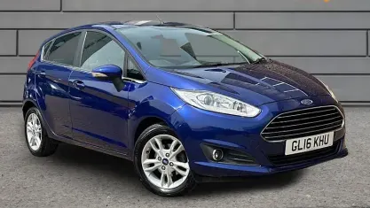 Used Ford Fiesta Zetec 101 HP (74 kW) 2016 Blue Hatchback