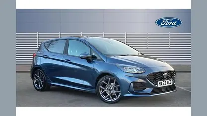 Used Ford Fiesta ST-Line 125 HP (91 kW) 2022 Blue Hatchback