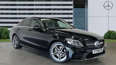 Black Used 2019 Mercedes C200 AMG Line Premium Sedan | £17,737 (Fair price)