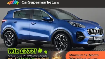 Used Kia Sportage GT-Line S 136 HP (100 kW) 2021 Blue SUV