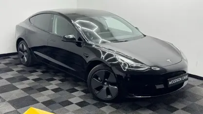Used Tesla Model 3 Standard Range Plus 366 kW (498 HP) 2021 Black Sedan