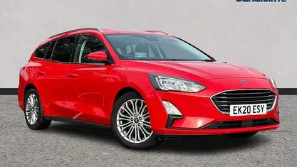 Used Ford Focus Titanium X 120 HP (88 kW) 2020 Race red (standard paint) Estate