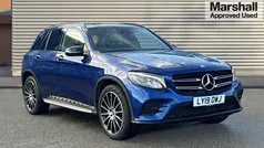 Blue Used 2019 Mercedes GLC250 AMG Estate | £23,548 (Fair price)