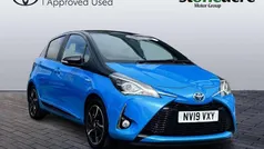 Blue Used 2019 Toyota Yaris Hybrid Hatchback | £9,600 (Fair price)
