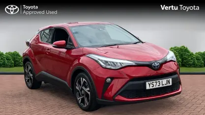 Used Toyota C-HR Design 184 HP (135 kW) 2023 Scarlet flare (pearlescent paint) SUV