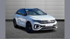 Pure white with black roof New 2025 VW T-Roc Black Edition SUV | £31,595 (Fair price)