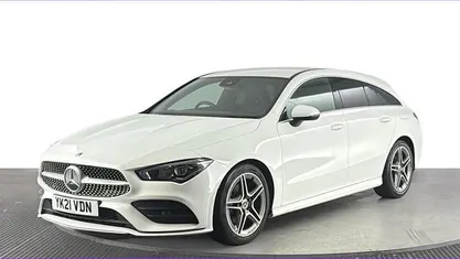 White Used 2021 Mercedes CLA180 Shooting Brake AMG line Estate | £17,420 (Fair price)