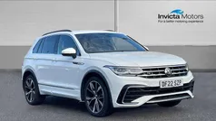 White Used 2022 VW Tiguan R-line SUV | £27,474 (Fair price)