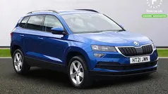 Blue Used 2021 Skoda Karoq SE SUV | £17,799 (Fair price)