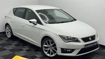 Used Seat Leon FR 150 HP (110 kW) 2014 White Hatchback