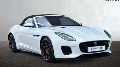 Used Jaguar F-Type R-Dynamic 340 HP (250 kW) 2019 White Cabriolet