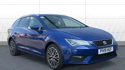 Used Seat Leon XCELLENCE Lux 190 HP (139 kW) 2019 Blue Estate