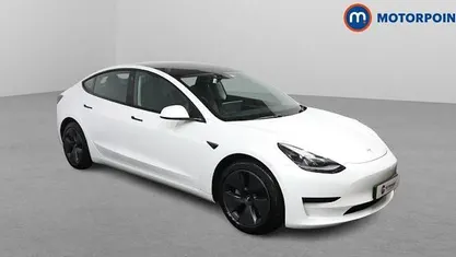 Used Tesla Model 3 Standard Range 208 kW (283 HP) 2021 White Sedan