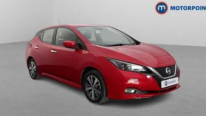 Used Nissan Leaf Acenta 110 kW (150 HP) 2021 Red Hatchback