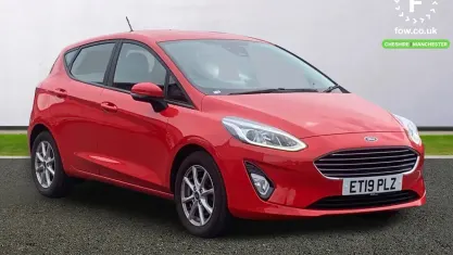 Used Ford Fiesta Zetec 101 HP (74 kW) 2019 Red Hatchback