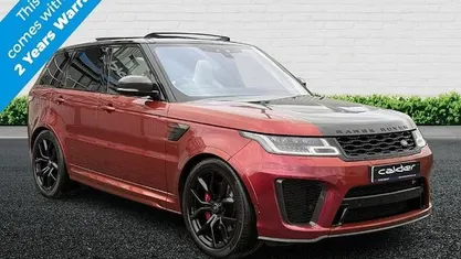 Used Land Rover Range Rover Sport SVR 575 HP (422 kW) 2019 Red SUV