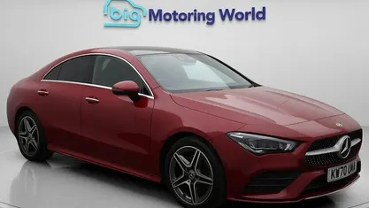 Red Used 2021 Mercedes CLA220 AMG line Sedan | £20,200 (Fair price)