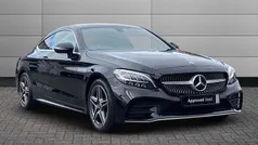 Black Used 2021 Mercedes C200 AMG line Coupe | £19,990 (Fair price)