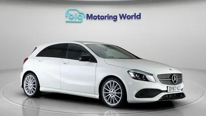White Used 2017 Mercedes A180 AMG Line Premium Hatchback | £14,300 (Fair price)