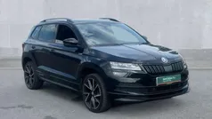 Pearl black magic Used 2021 Skoda Karoq SportLine SUV | £20,880 (Fair price)