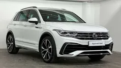 White Used 2021 VW Tiguan R-line SUV | £25,995 (Fair price)