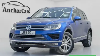 Used VW Touareg SE 262 HP (192 kW) 2016 Blue SUV