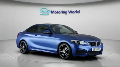 Used BMW 218 M Sport 136 HP (100 kW) 2021 Blue Coupe