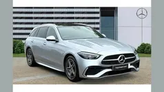 Silver Used 2023 Mercedes C300e AMG Line Premium Plus Estate | £34,929 (Good price)