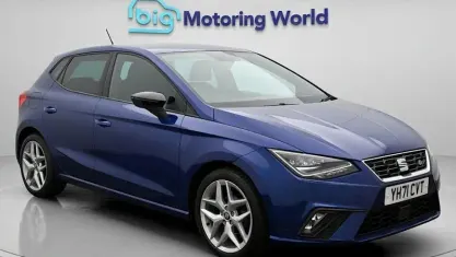 Used Seat Ibiza FR 95 HP (69 kW) 2021 Blue Hatchback