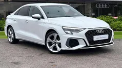 White Used 2022 Audi A3 S-Line Sedan | £19,990 (Fair price)