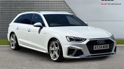 Used Audi A4 S-Line 204 HP (150 kW) 2024 White Estate