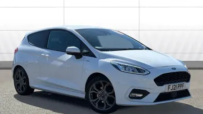 Begagnad Ford Fiesta ST-Line 95 HK (69 kW) 2021 Vit Halvkombi