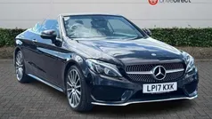 Black Used 2017 Mercedes C200 AMG line Cabriolet | £17,841 (Fair price)