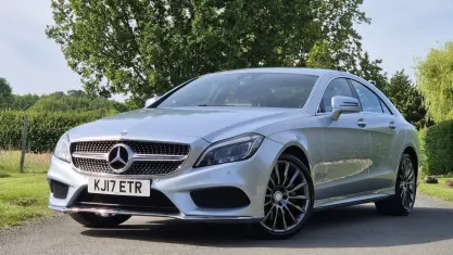 Used Mercedes CLS350 AMG line 258 HP (189 kW) 2017 Silver Sedan
