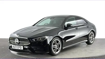 Black Used 2021 Mercedes CLA180 AMG line Sedan | £19,355 (Fair price)