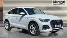 White Used 2022 Audi Q5 Sportback S-Line SUV | £32,771 (Good price)