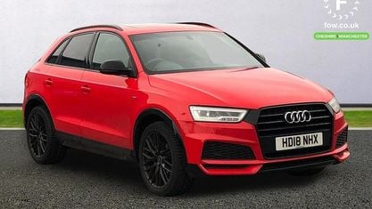 Używany Audi Q3 Black Edition 150 KM (110 kW) 2018 Czerwony SUV