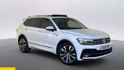 Used VW Tiguan Allspace R-line 150 HP (110 kW) 2019 White SUV