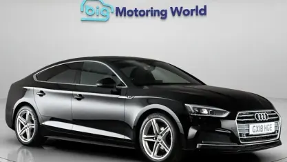 Begagnad Audi A5 Sportback S-Line 252 HK (185 kW) 2018 Svart Halvkombi