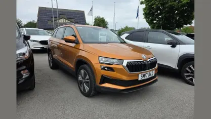 Used Skoda Karoq SE Drive 150 HP (110 kW) 2023 Orange SUV