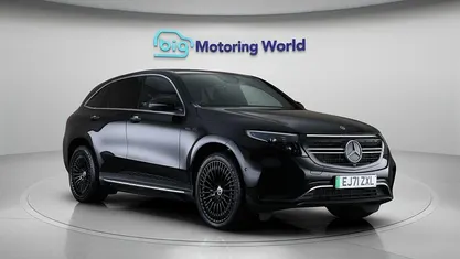 Used Mercedes EQC400 AMG line 300 kW (408 HP) 2022 Black SUV