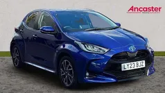 Blue Used 2023 Toyota Yaris Hybrid Design Hatchback | £16,975 (Fair price)