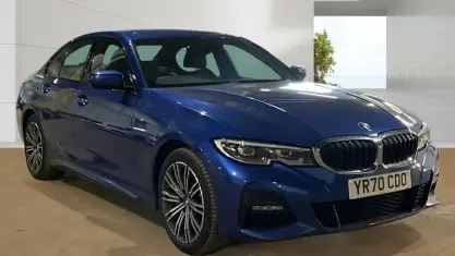 Used BMW 330e M Sport 292 HP (214 kW) 2020 Blue Sedan