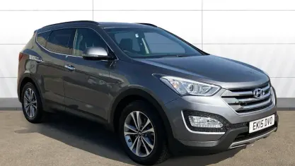 Used Hyundai Santa Fe Premium 197 HP (144 kW) 2015 Silver SUV