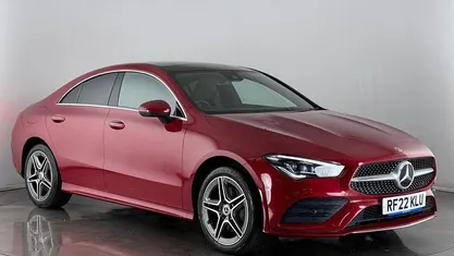 Used Mercedes CLA250e AMG Line Premium Plus 218 HP (160 kW) 2022 Red Sedan