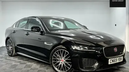 Used Jaguar XE R-Dynamic 250 HP (183 kW) 2019 Black Sedan