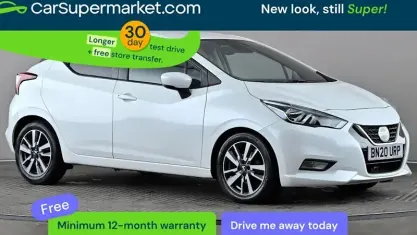 Używany Nissan Micra Tekna 101 KM (74 kW) 2020 Biały Hatchback