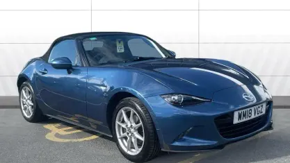 Used Mazda MX5 131 HP (96 kW) 2018 Blue Cabriolet