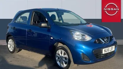 Used Nissan Micra 80 HP (58 kW) 2016 Blue Hatchback