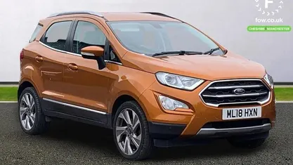 Used Ford Ecosport Titanium 125 HP (91 kW) 2018 Orange SUV